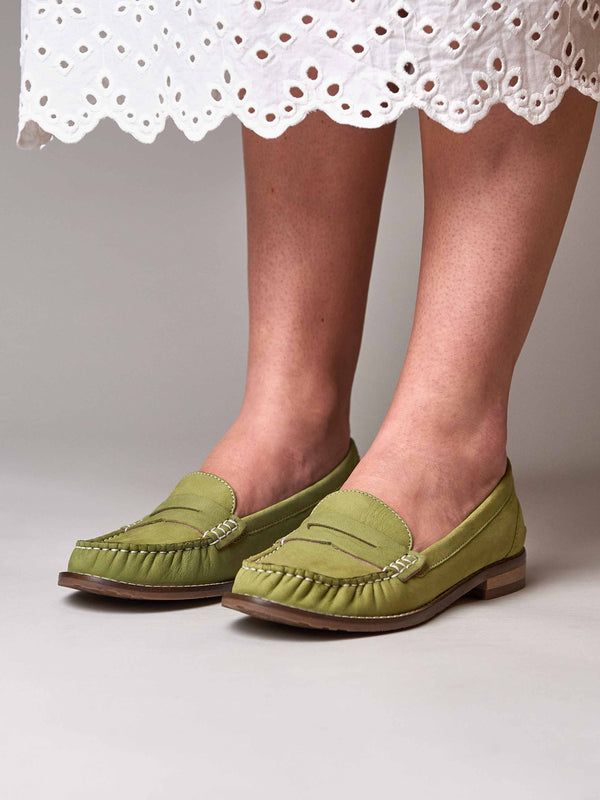 PETREL NUBUCK LICHEN GREEN NUBUCK