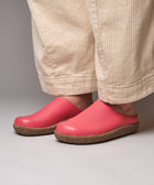 PEVENSEY CORAL PINK LEATHER