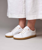 POLZEATH WHITE LEATHER