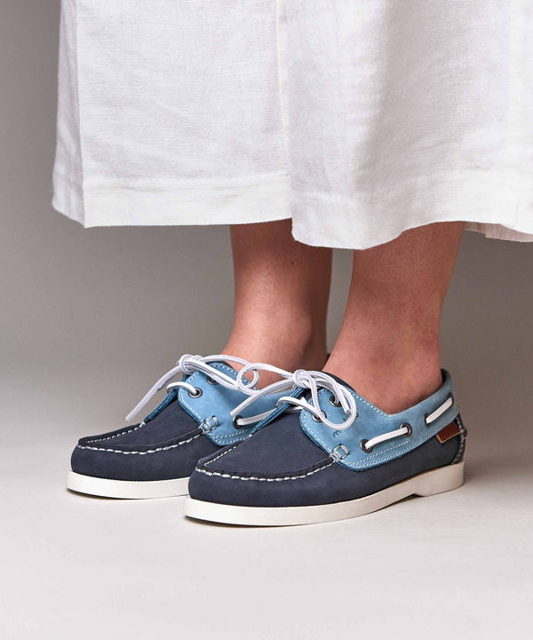 SALCOMBE 3 INDIGO/TURQUOISE