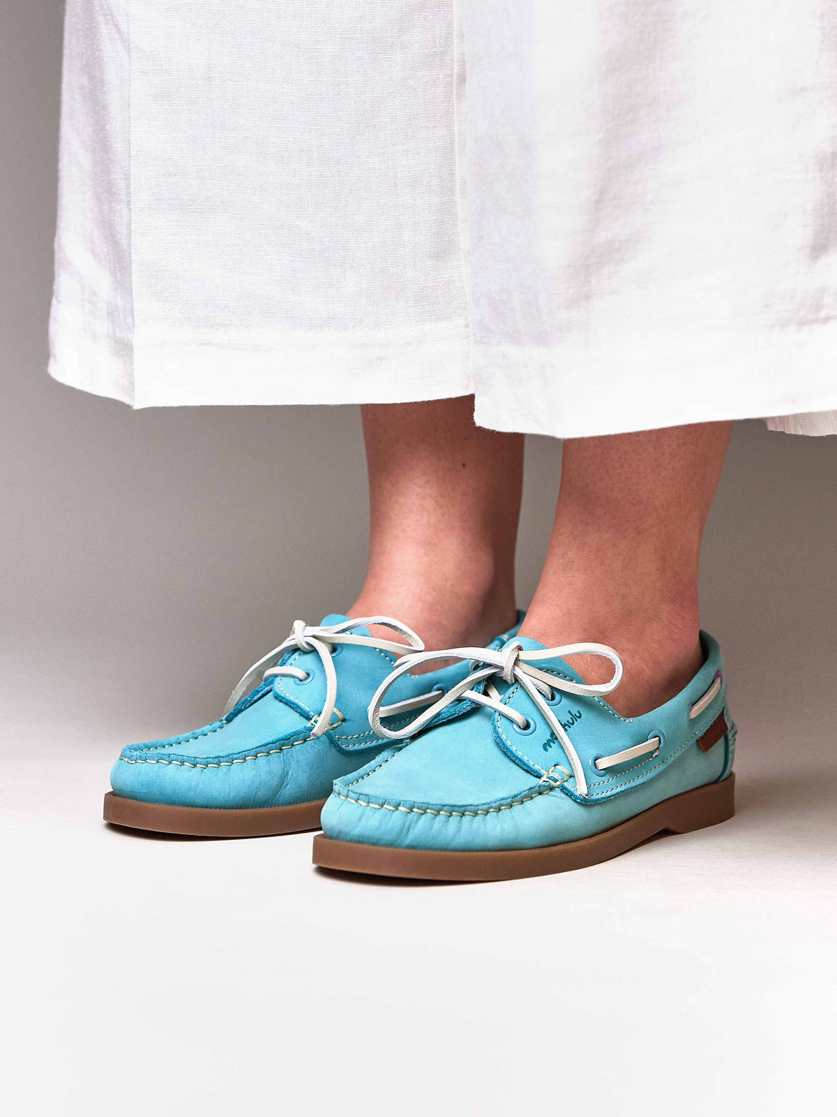 SALCOMBE 3 POOL BLUE NUBUCK