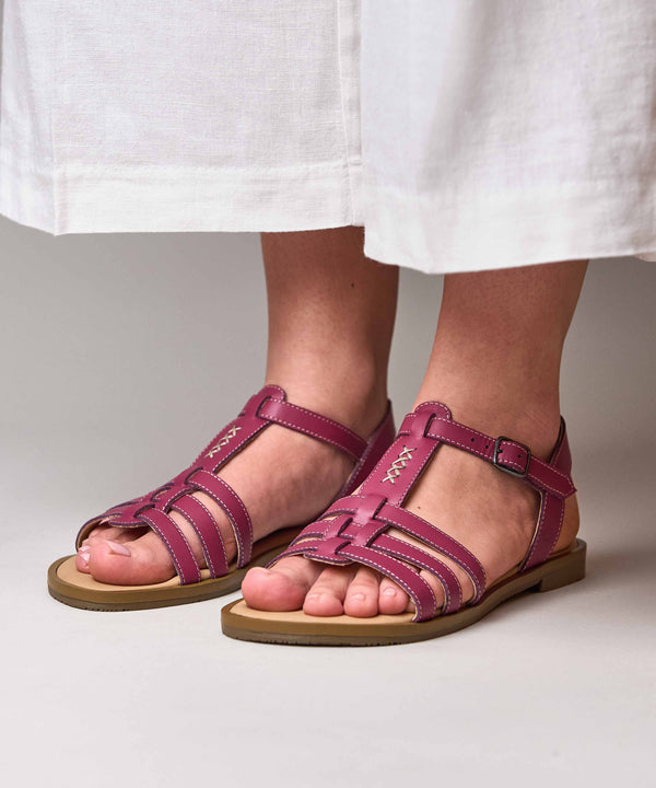 SALTERN FUCHSIA PINK LEATHER