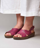 SANTA BARBARA FUCHSIA PINK LEATHER