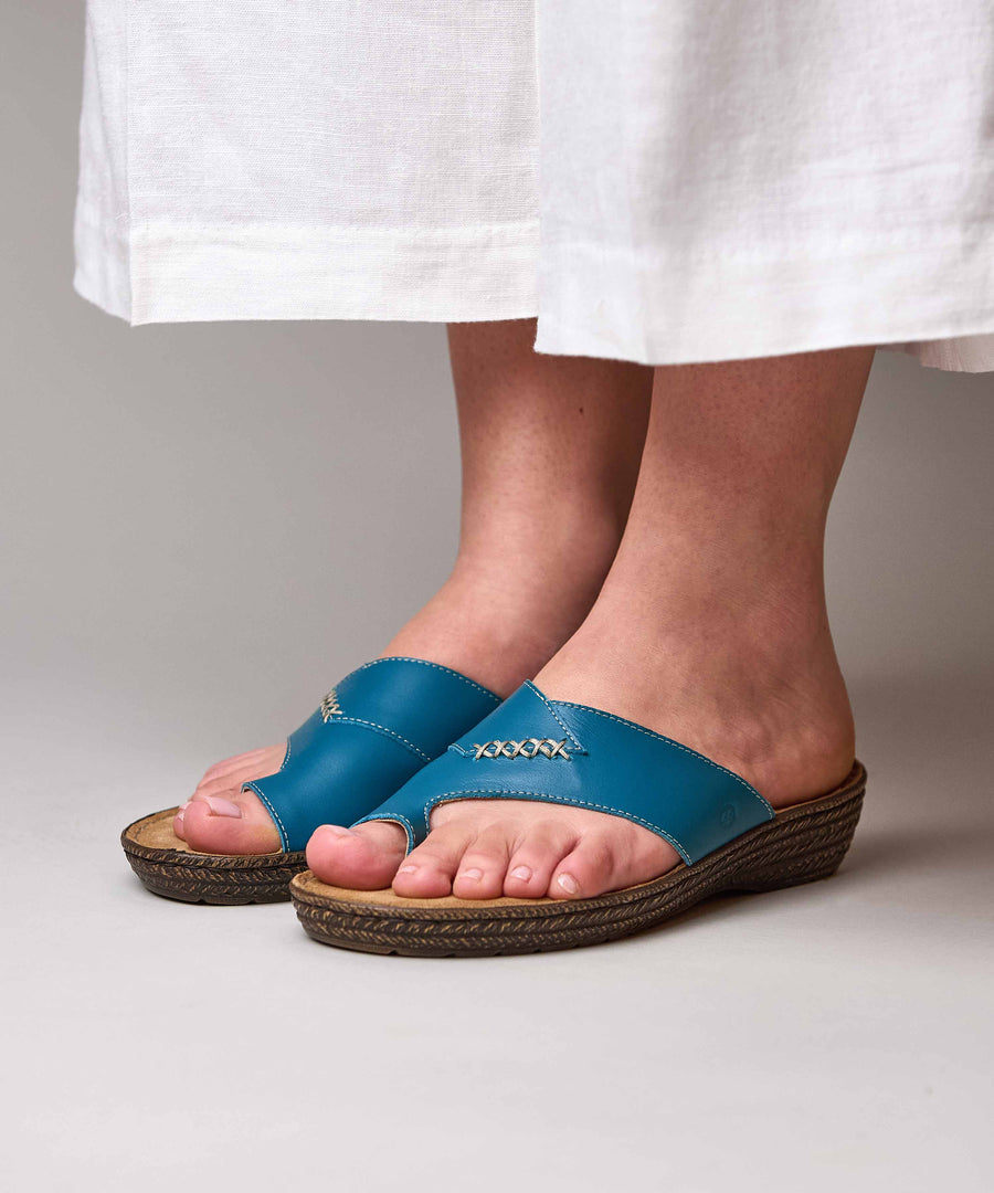SEVILLE CLASSIC 2 MARINE TEAL LEATHER