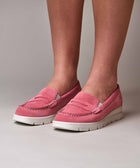 SHEARWATER CORAL PINK SUEDE