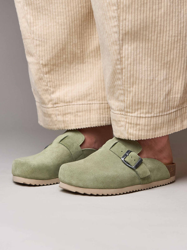 TULIPA 2 SAGE GREEN SUEDE