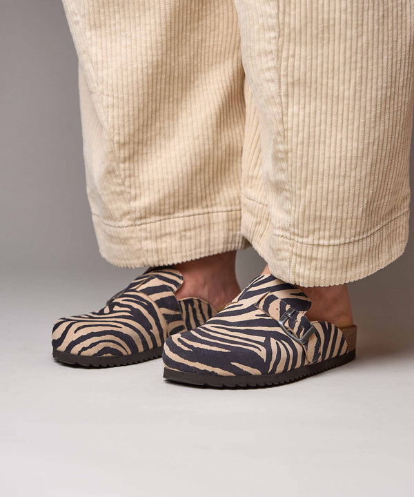TULIPA 2 ZEBRA PRINT SUEDE