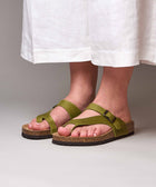 WILMA WAXY PESTO GREEN