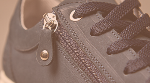 Zip-on, zip-off ease