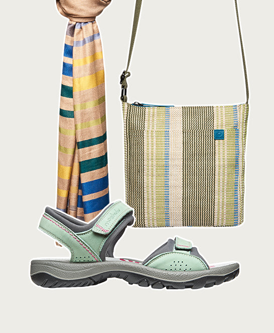 Blue adventure sandals - AVON SEA MIST