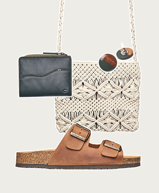 Brown cork footbed mule sandals - BAVARIA WAXY TAN