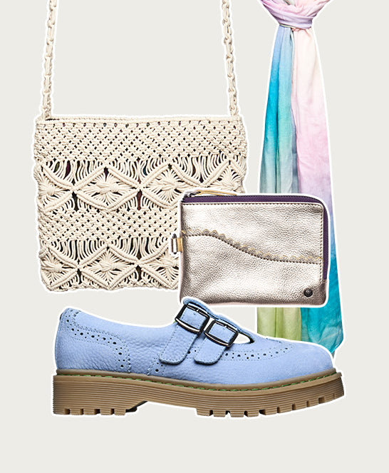 Blue chunky Mary Jane shoes - CALTHIA CORNFLOWER BLUE NUBUCK