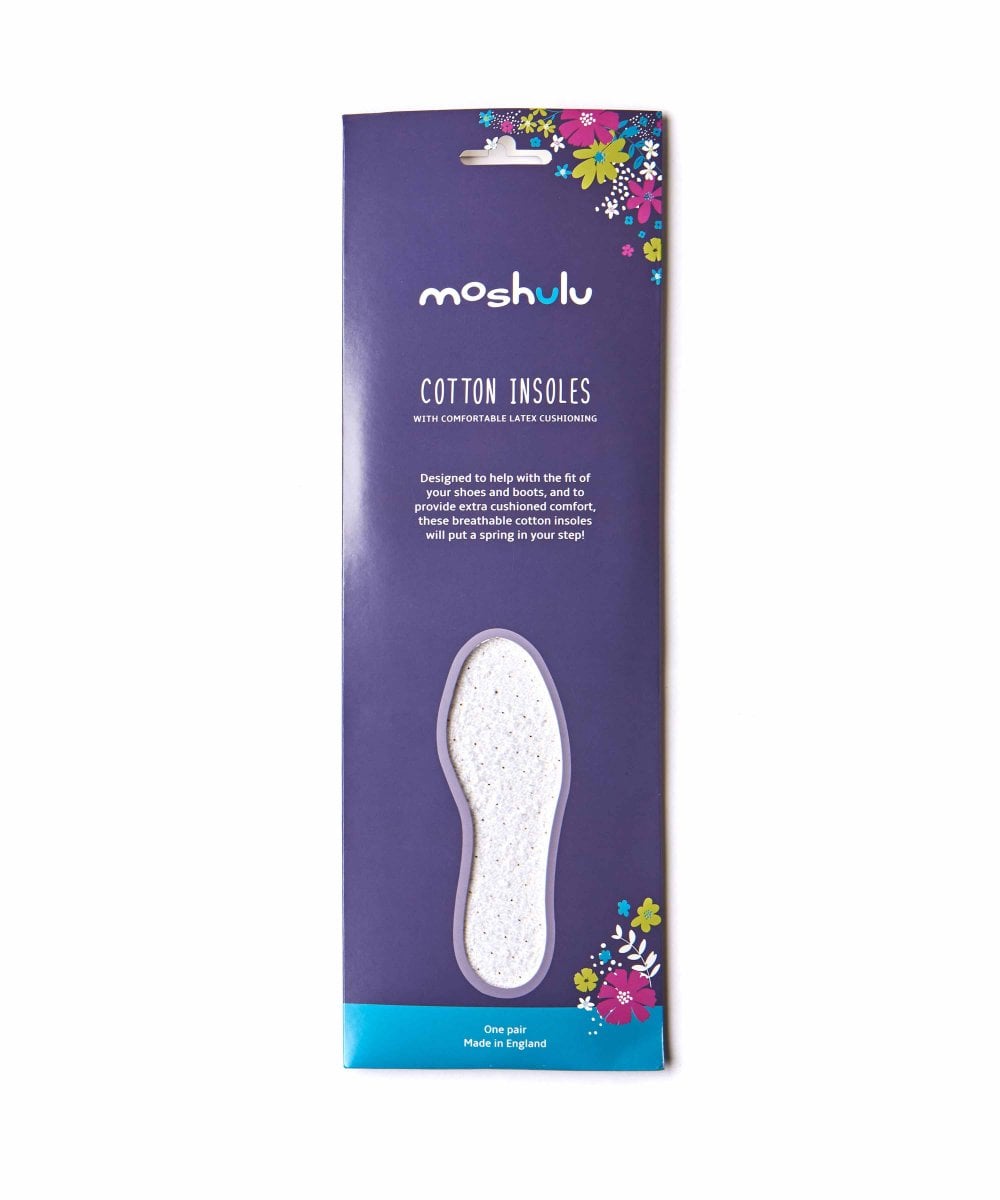 MOSHULU COTTON INSOLE WHITE