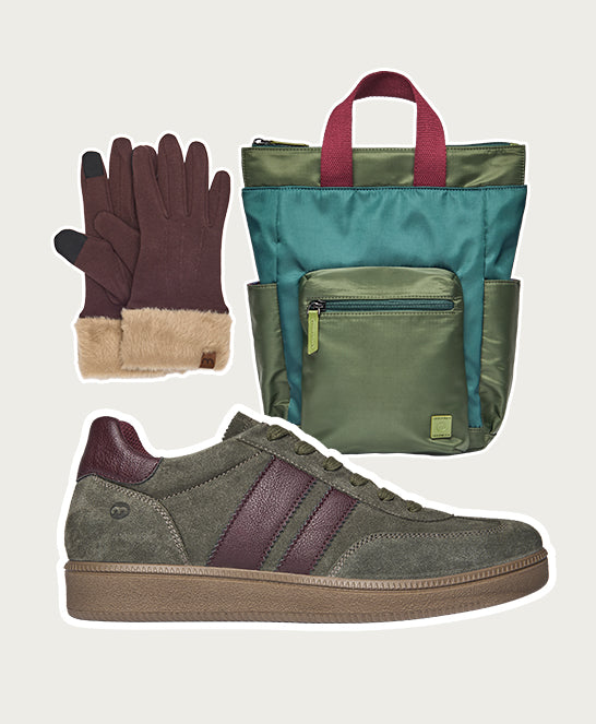 Green colourful and metallic fashion trainers - JESS OLIVE GREEN SUEDE