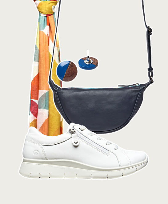 White Casual lightweight trainers - KENSEY WHITE LEATHER