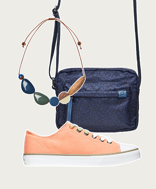 Orange casual lace-up trainers - MARRAKECH 4 PAPAYA