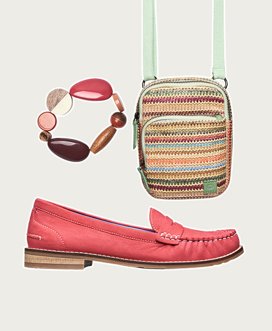 Pink classic nubuck penny loafers - PETREL NUBUCK PARADISE PINK