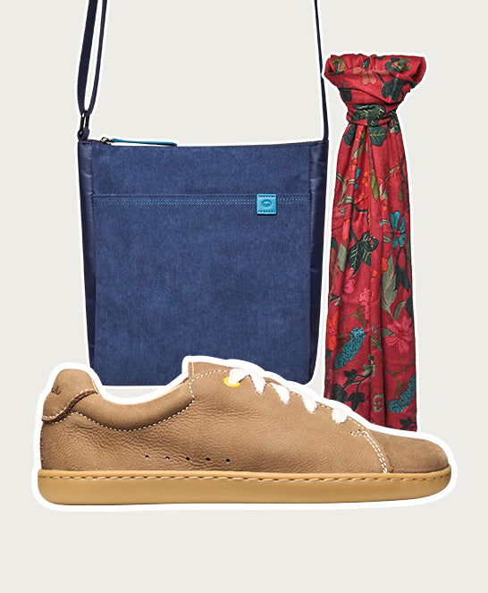 Brown ladies moccasin-style trainer - POLZEATH PECAN NUBUCK