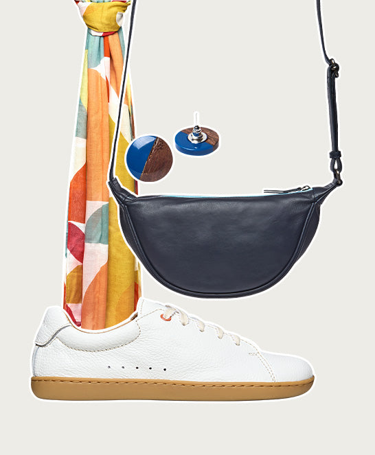 White ladies moccasin-style trainer - POLZEATH WHITE LEATHER