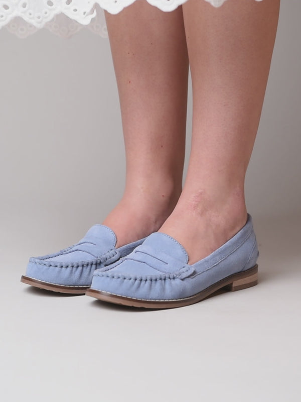 PETREL SUEDE CORNFLOWER BLUE