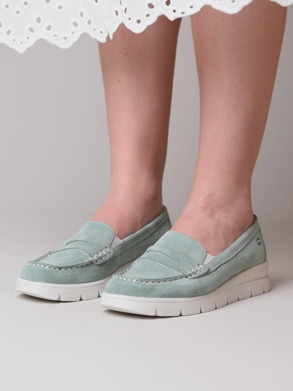 SHEARWATER SEA MIST SUEDE