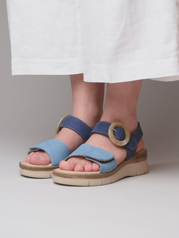 PENHALE INDIGO/DENIM NUBUCK