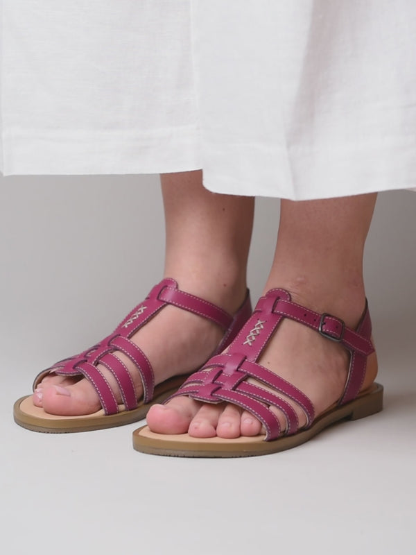 SALTERN FUCHSIA PINK LEATHER