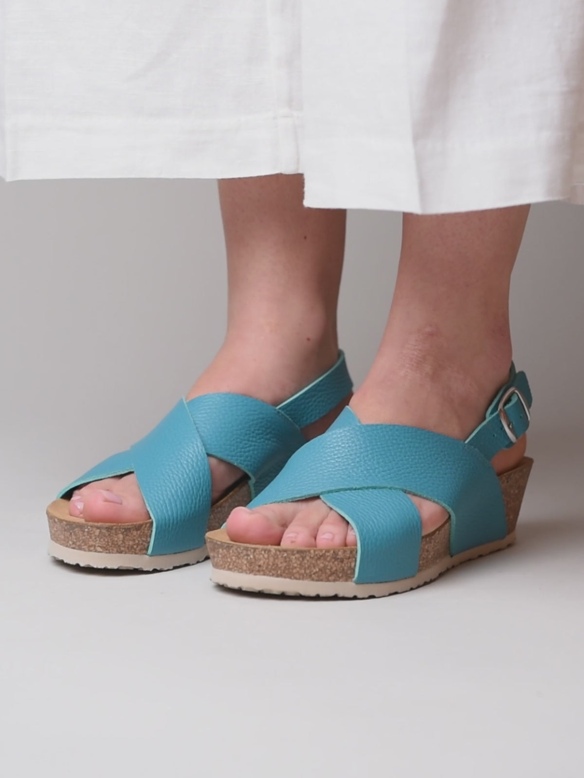 HARLYN MARINE TEAL LEATHER