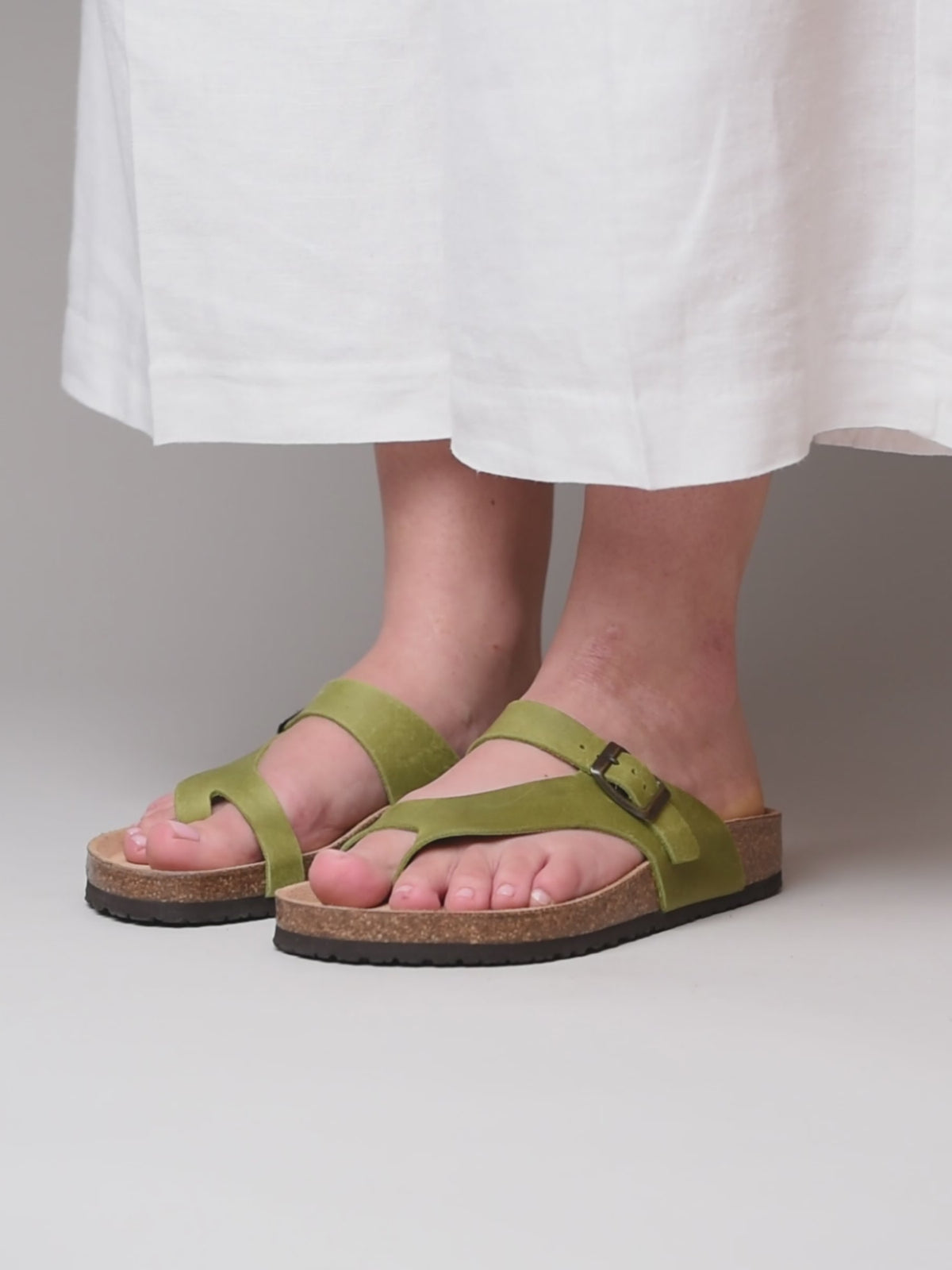 WILMA WAXY PESTO GREEN