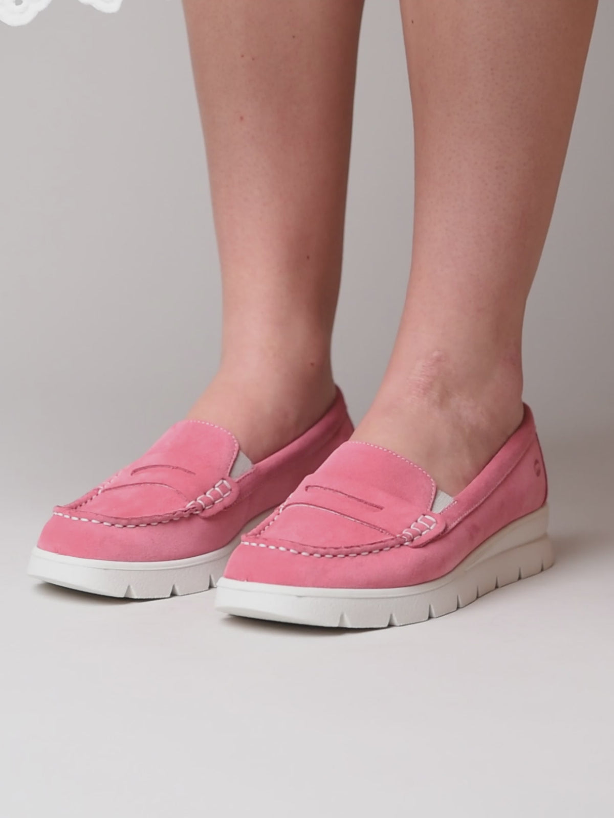 SHEARWATER CORAL PINK SUEDE