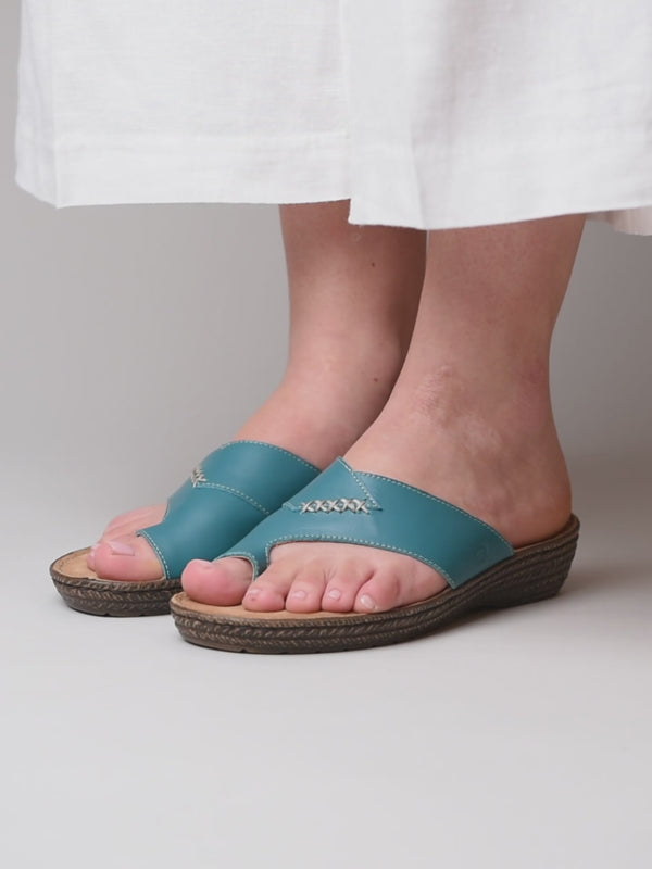 SEVILLE CLASSIC 2 MARINE TEAL LEATHER