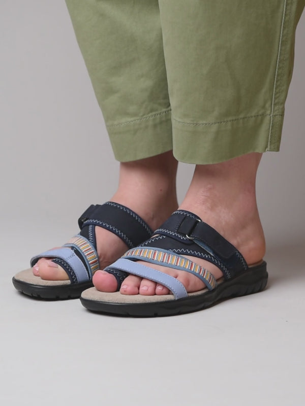TAMAR INDIGO NUBUCK