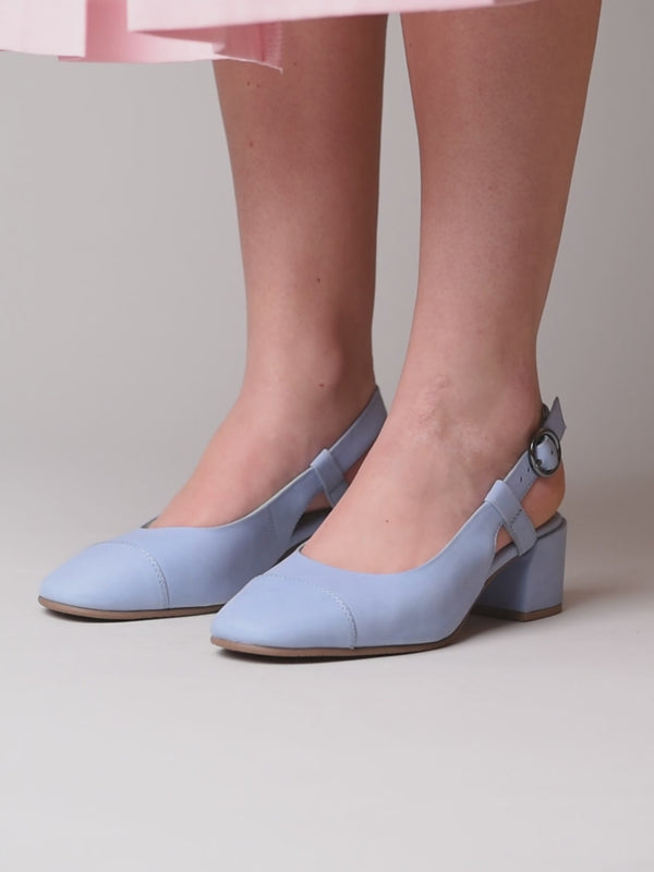 EMIKO CORNFLOWER BLUE NUBUCK