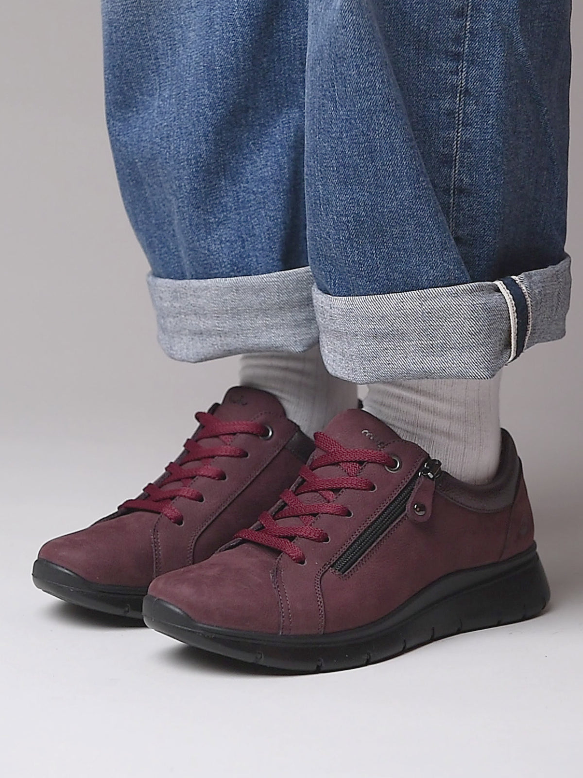 Red casual lightweight trainers - KENSEY ZINFANDEL RED NUBUCK