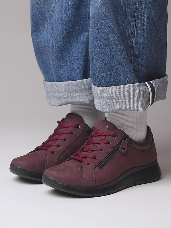 Red casual lightweight trainers - KENSEY ZINFANDEL RED NUBUCK