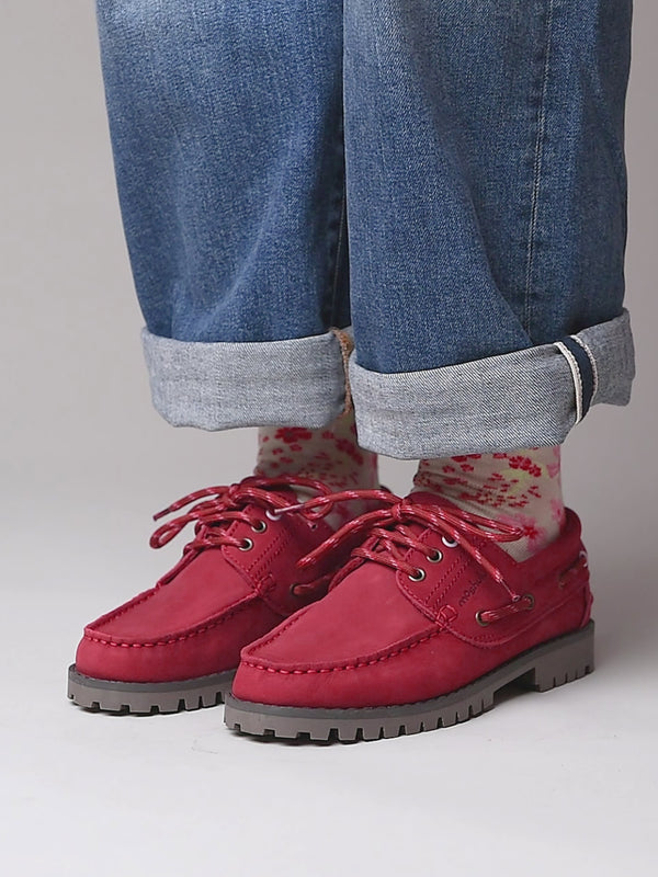 Red DARTMOOR 3 - DARTMOOR 3 RED NUBUCK