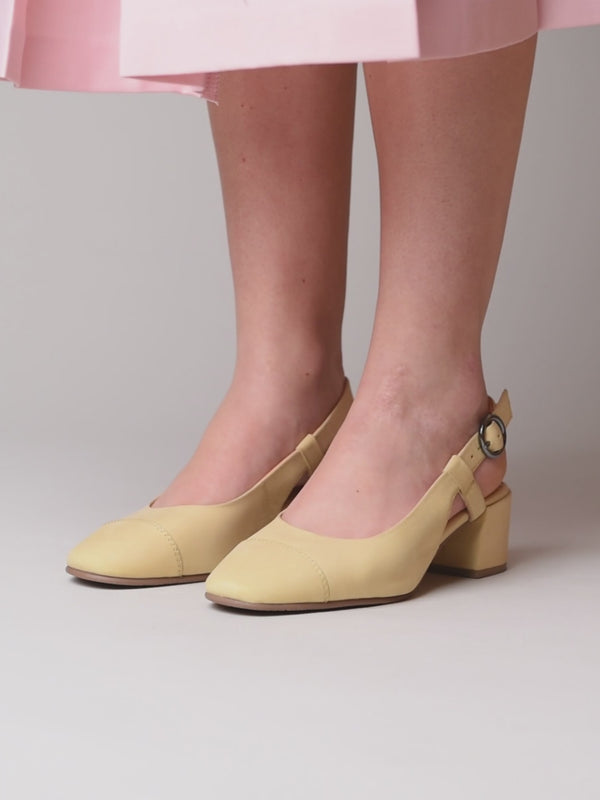 EMIKO PRIMROSE YELLOW NUBUCK