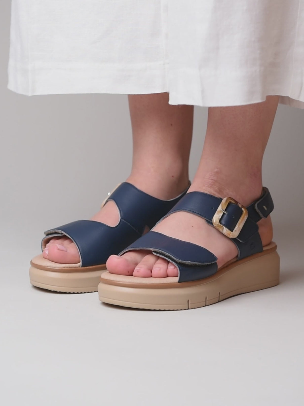 PERRAN INDIGO LEATHER