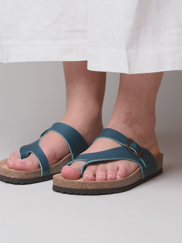 WILMA WAXY MARINE TEAL