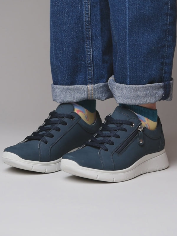 KENSEY INDIGO NUBUCK