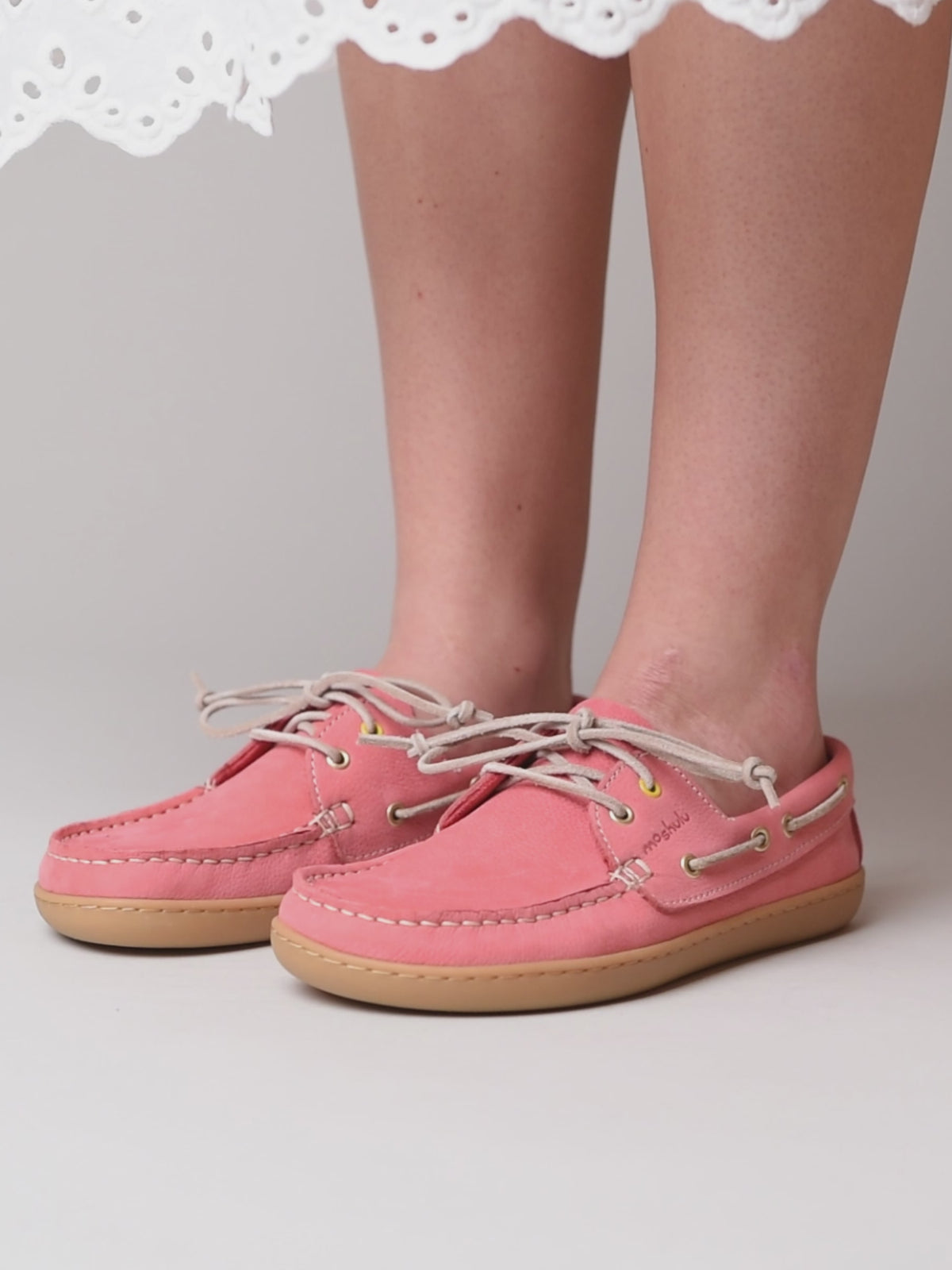 FOWEY CORAL PINK NUBUCK