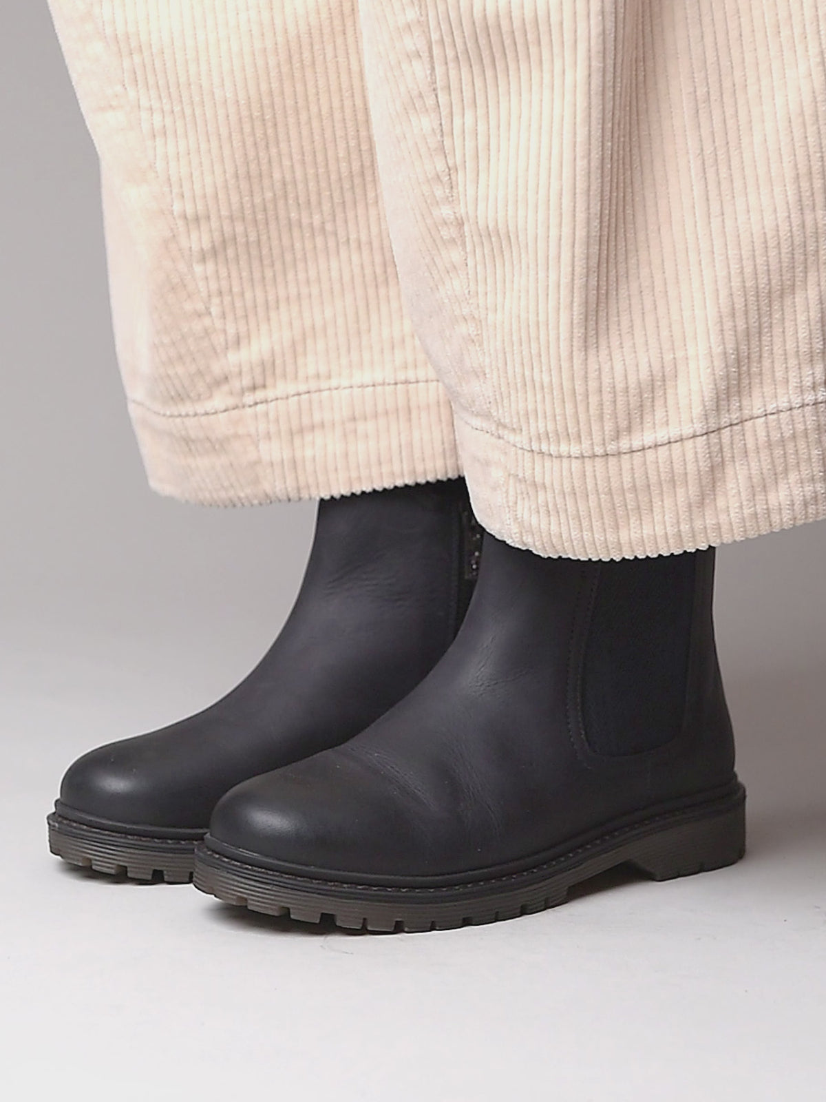 Blue chunky Chelsea boot - SKERRY 2 INDIGO WAXY