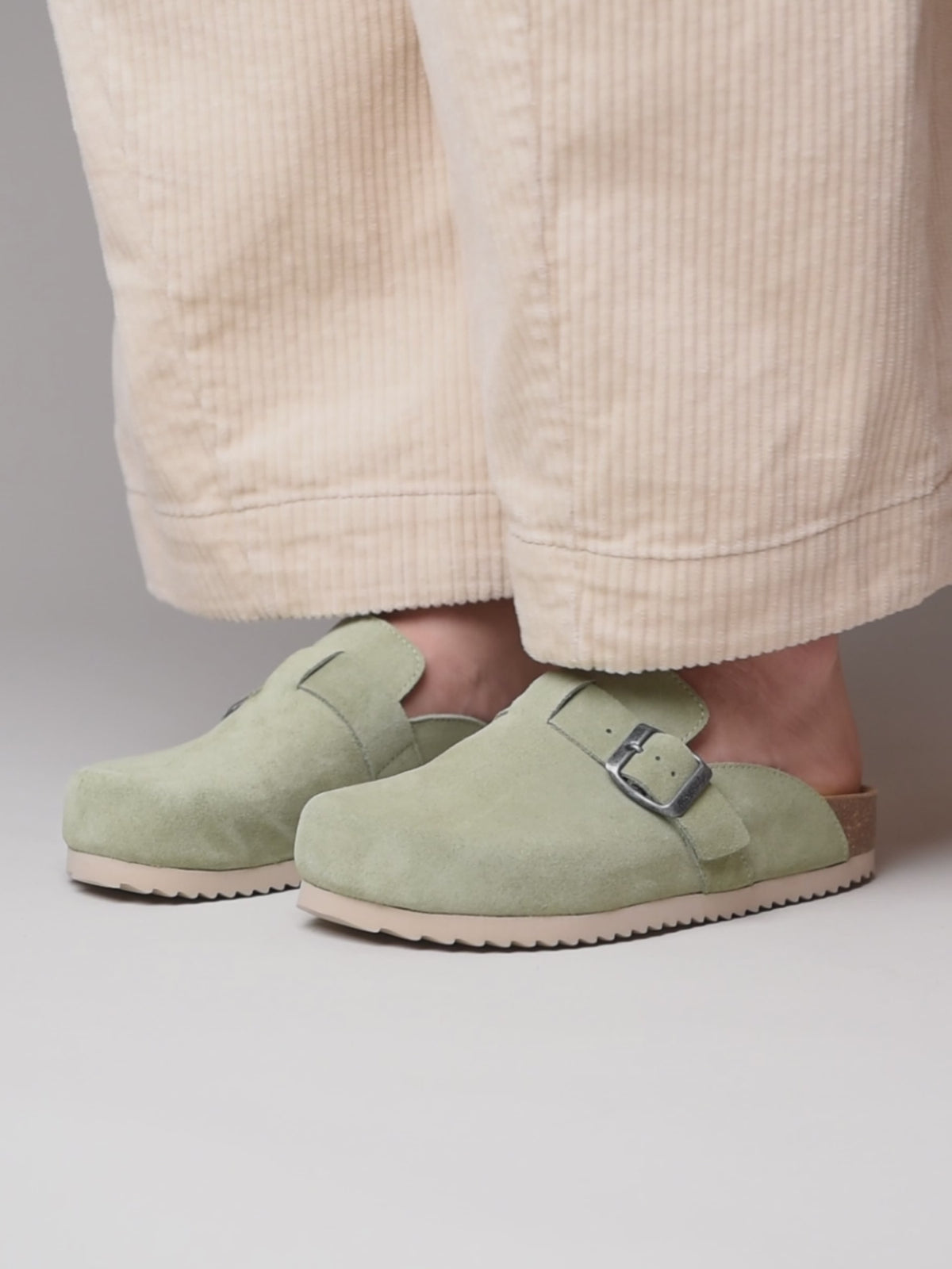 TULIPA 2 SAGE GREEN SUEDE