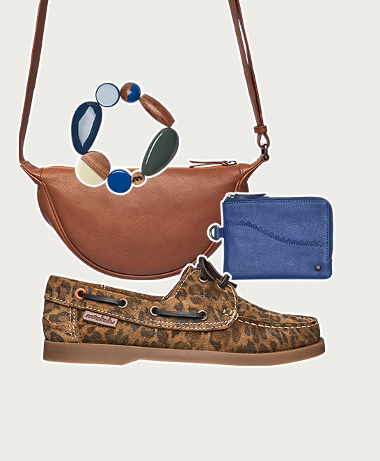 Animal print ladies nubuck boat shoes - SALCOMBE 3 LEOPARD PRINT SUEDE