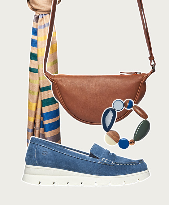 Blue casual moccasin loafers - SHEARWATER DENIM SUEDE