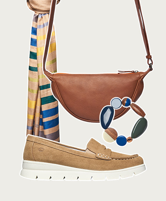 Brown casual moccasin loafers - SHEARWATER HONEY TAN SUEDE